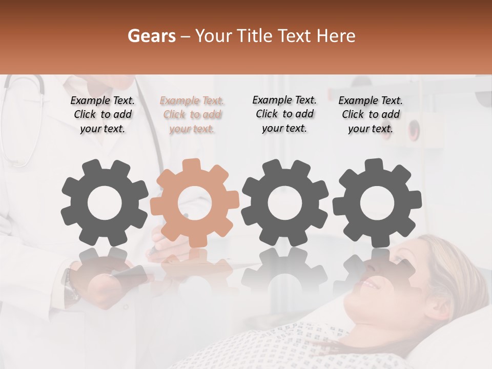 Woman At The Doctor's Appointment PowerPoint Template