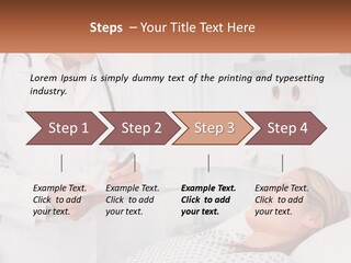 Woman At The Doctor's Appointment PowerPoint Template