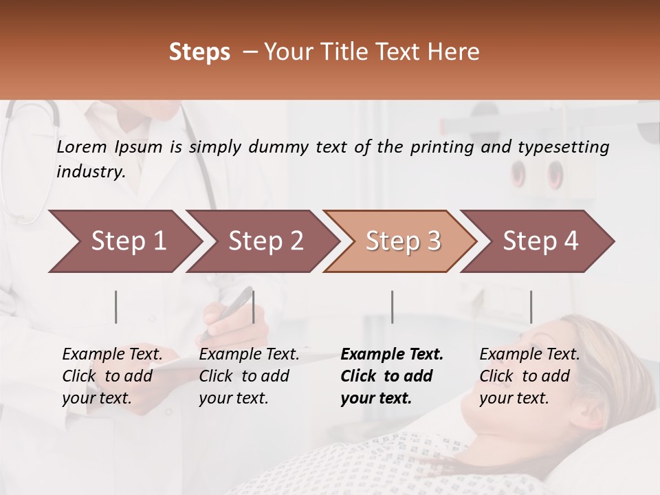 Woman At The Doctor's Appointment PowerPoint Template