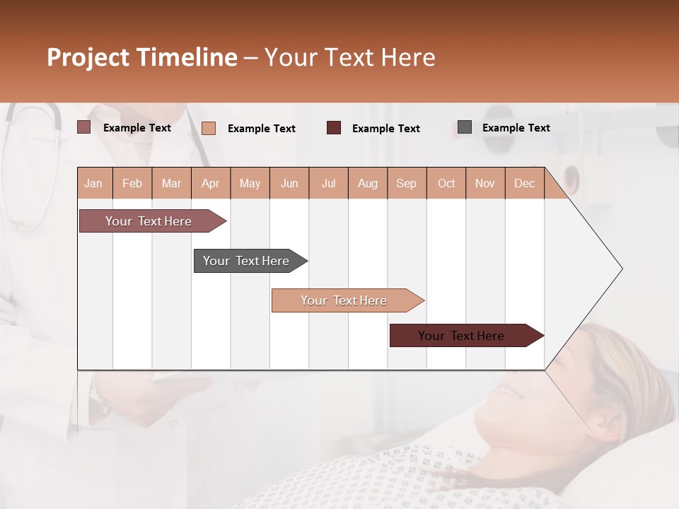 Woman At The Doctor's Appointment PowerPoint Template