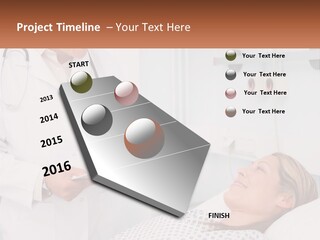 Woman At The Doctor's Appointment PowerPoint Template