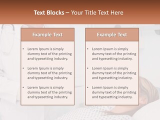 Woman At The Doctor's Appointment PowerPoint Template