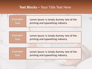 Woman At The Doctor's Appointment PowerPoint Template