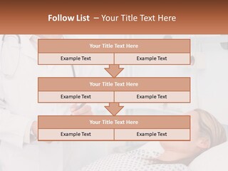 Woman At The Doctor's Appointment PowerPoint Template