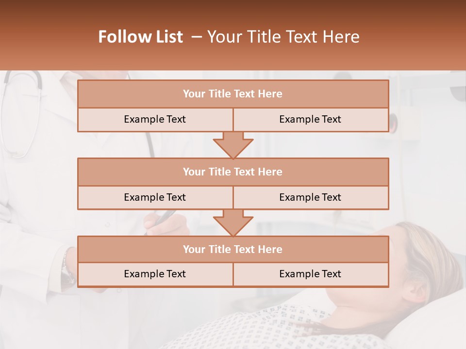 Woman At The Doctor's Appointment PowerPoint Template