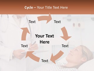 Woman At The Doctor's Appointment PowerPoint Template