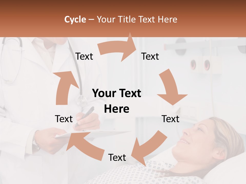 Woman At The Doctor's Appointment PowerPoint Template