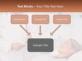 Woman At The Doctor's Appointment PowerPoint Template
