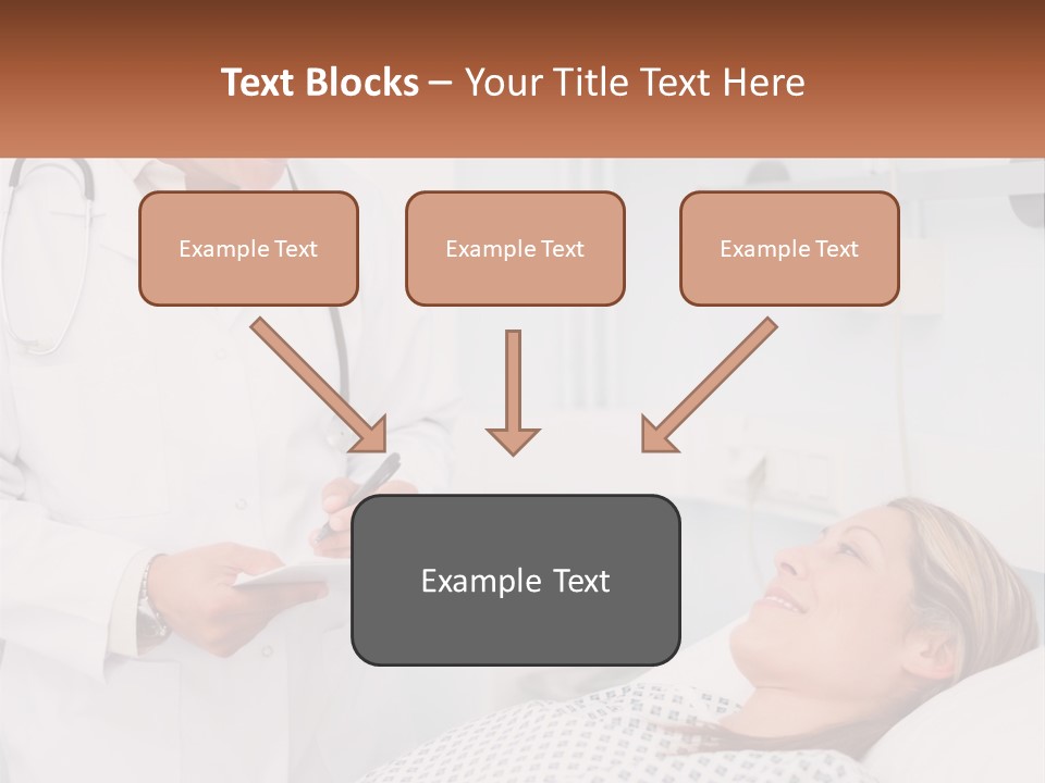 Woman At The Doctor's Appointment PowerPoint Template