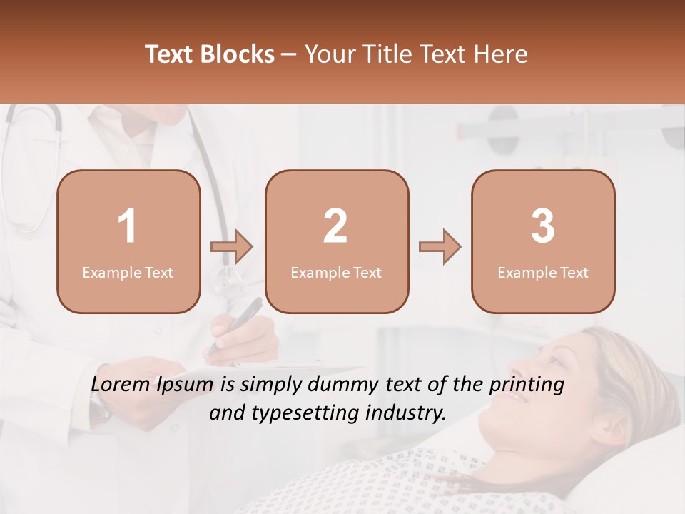 Woman At The Doctor's Appointment PowerPoint Template