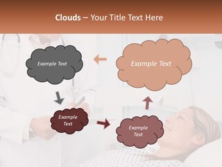 Woman At The Doctor's Appointment PowerPoint Template