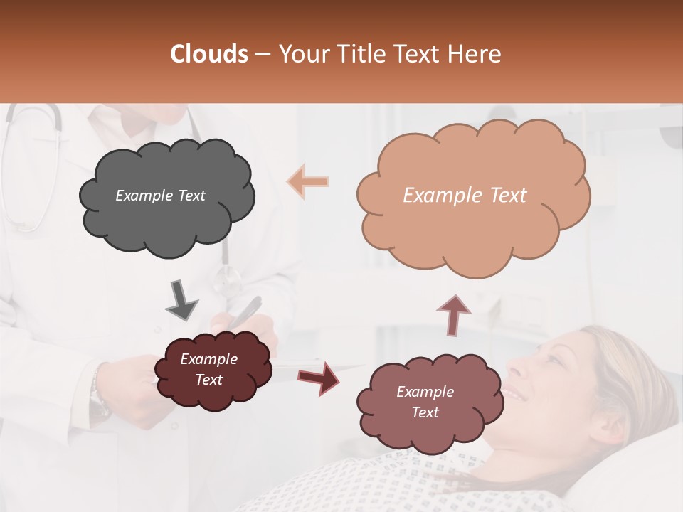 Woman At The Doctor's Appointment PowerPoint Template