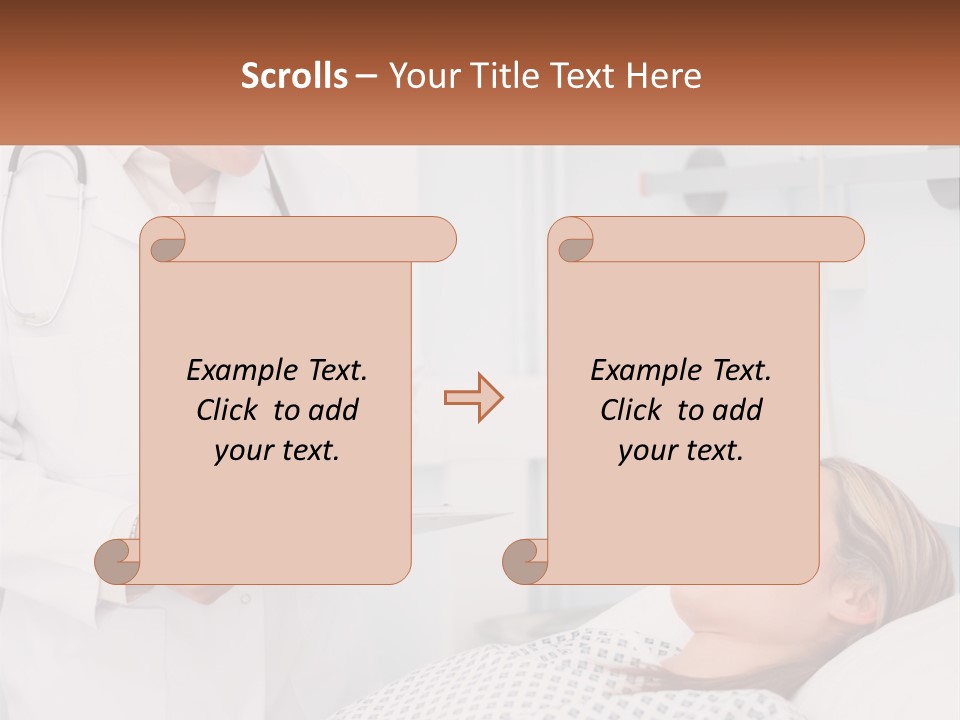 Woman At The Doctor's Appointment PowerPoint Template