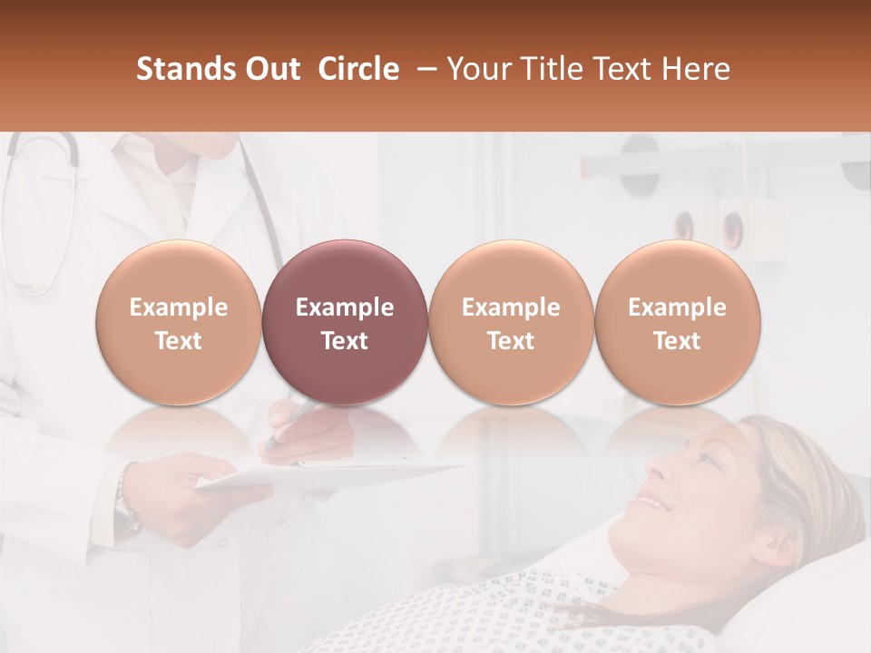 Woman At The Doctor's Appointment PowerPoint Template