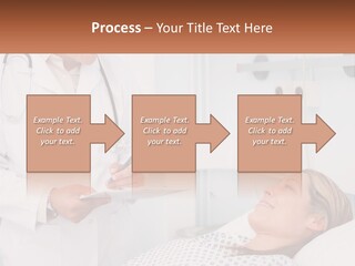 Woman At The Doctor's Appointment PowerPoint Template