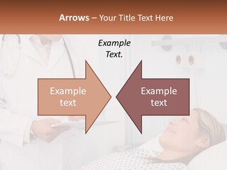 Woman At The Doctor's Appointment PowerPoint Template