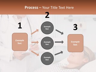 Woman At The Doctor's Appointment PowerPoint Template