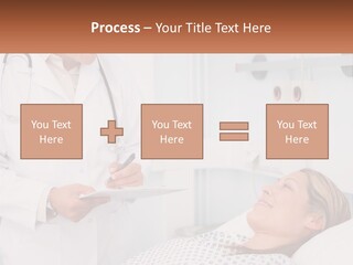 Woman At The Doctor's Appointment PowerPoint Template