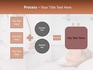 Woman At The Doctor's Appointment PowerPoint Template