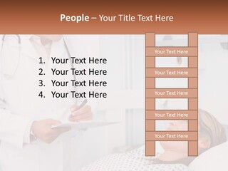 Woman At The Doctor's Appointment PowerPoint Template