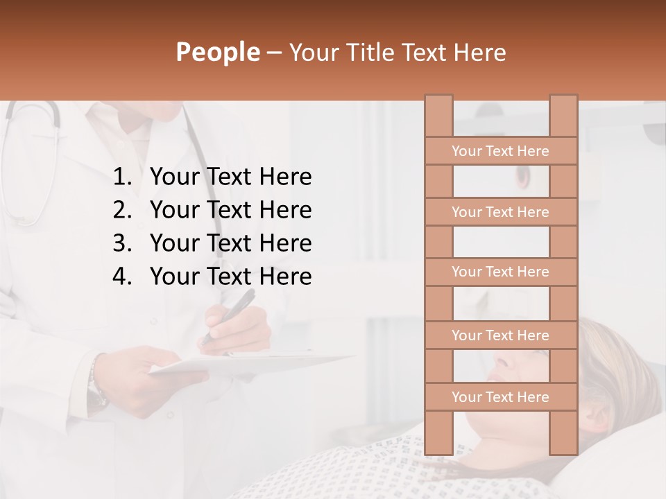 Woman At The Doctor's Appointment PowerPoint Template