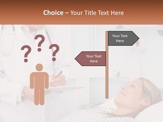 Woman At The Doctor's Appointment PowerPoint Template