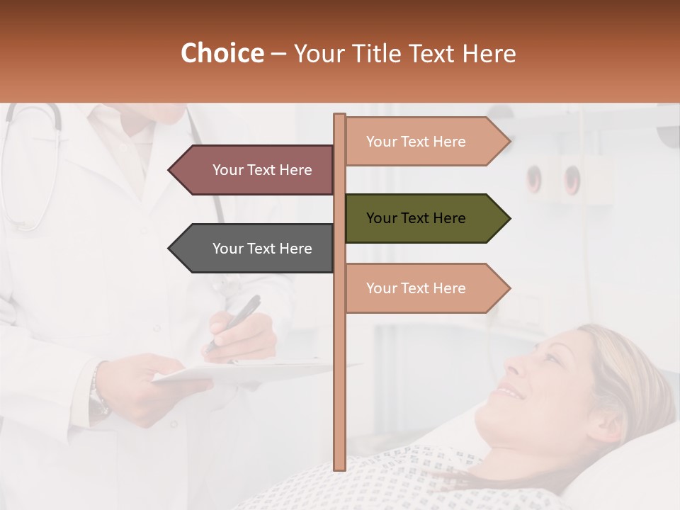 Woman At The Doctor's Appointment PowerPoint Template