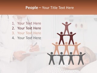 Woman At The Doctor's Appointment PowerPoint Template