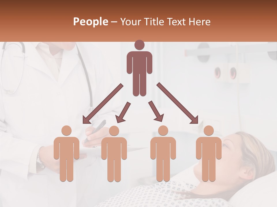 Woman At The Doctor's Appointment PowerPoint Template