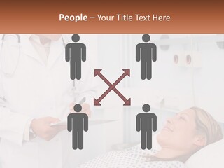 Woman At The Doctor's Appointment PowerPoint Template