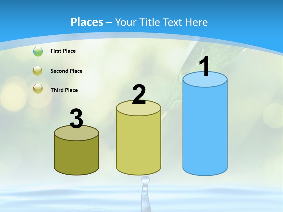 Water Drop PowerPoint Template