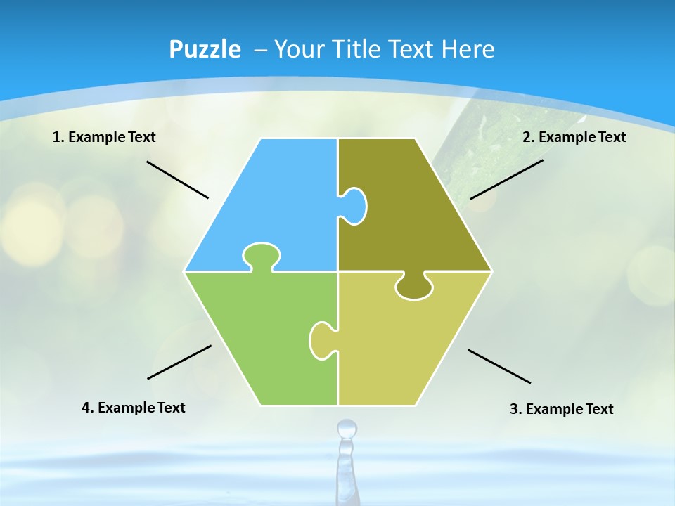 Water Drop PowerPoint Template