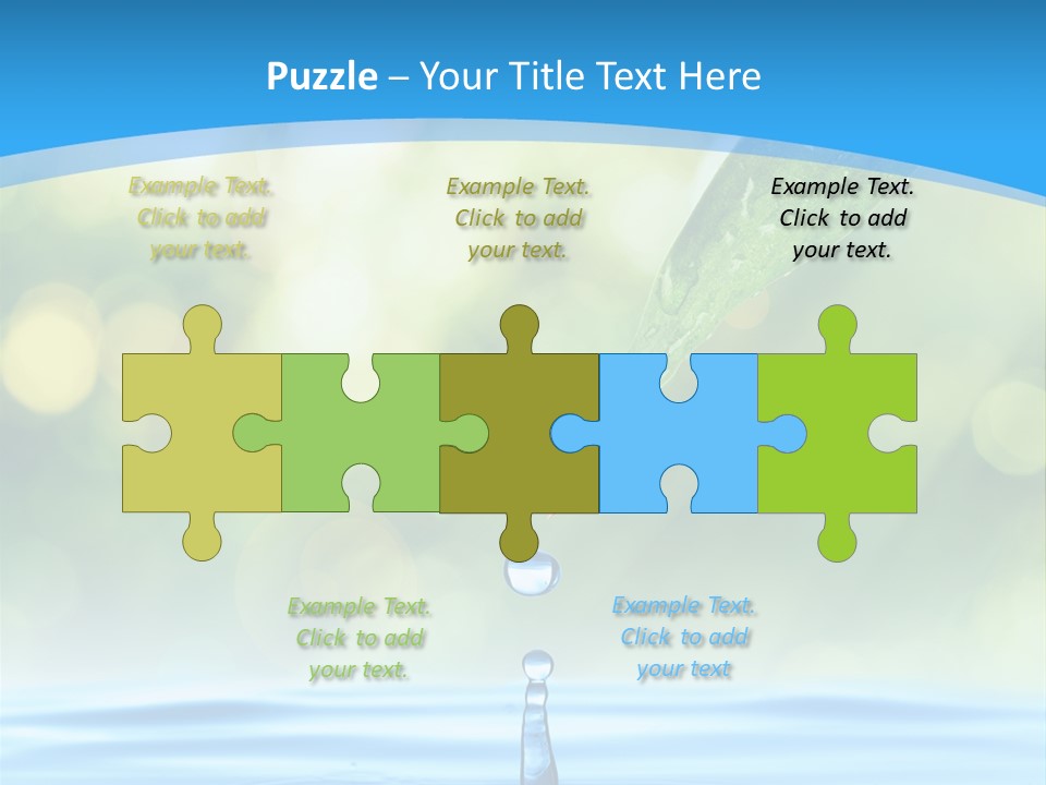 Water Drop PowerPoint Template