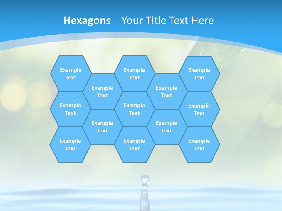 Water Drop PowerPoint Template