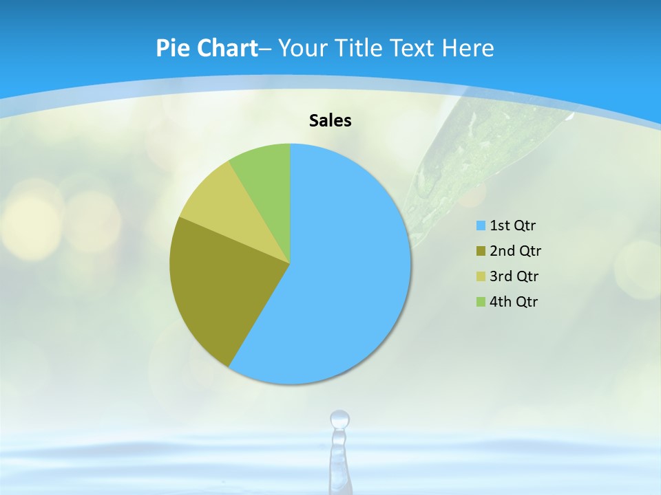 Water Drop PowerPoint Template