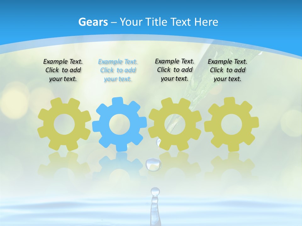 Water Drop PowerPoint Template