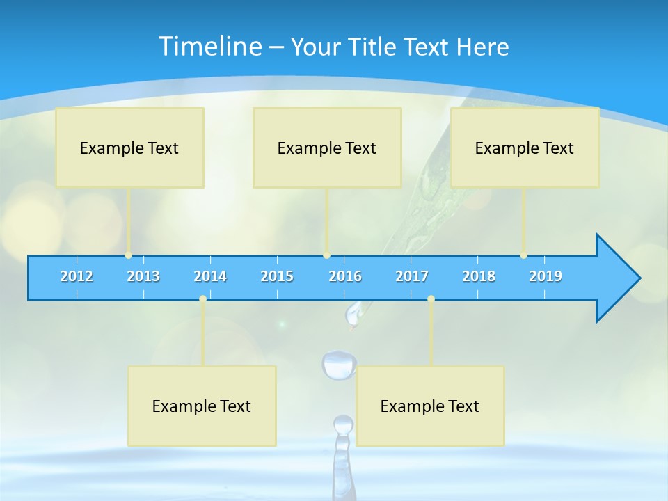 Water Drop PowerPoint Template