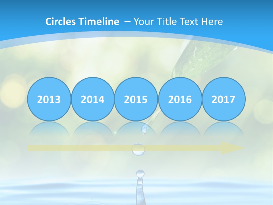 Water Drop PowerPoint Template
