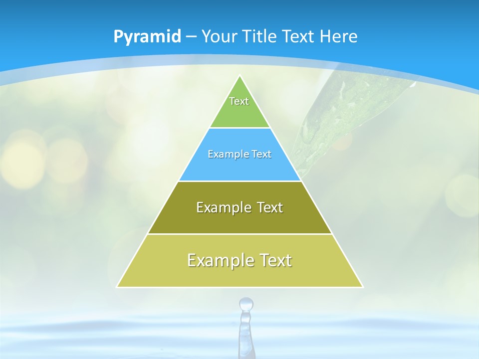 Water Drop PowerPoint Template