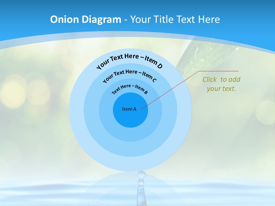 Water Drop PowerPoint Template
