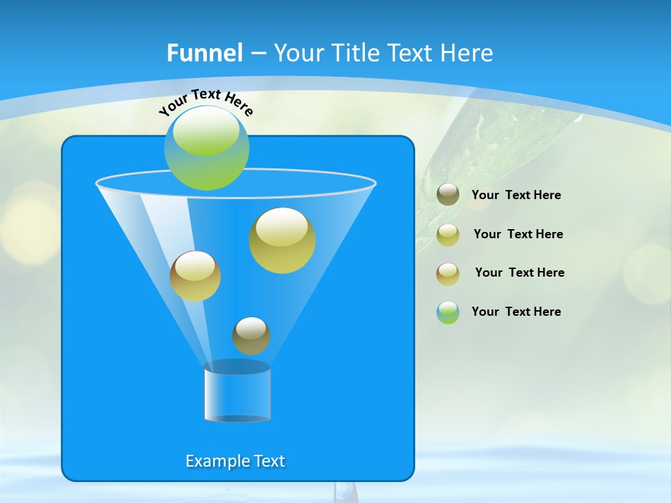 Water Drop PowerPoint Template