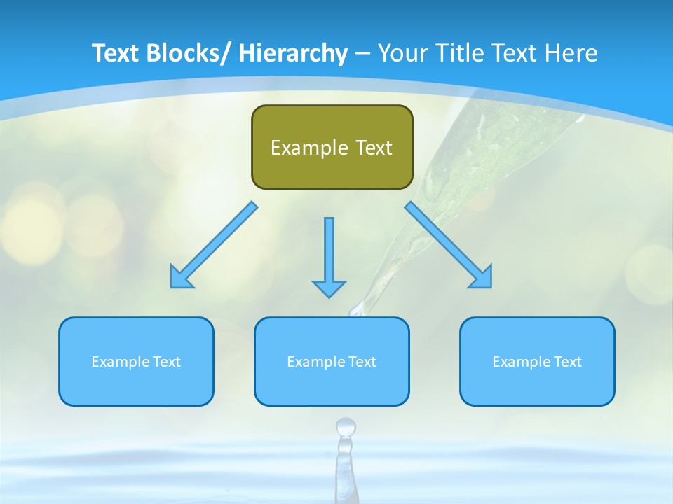 Water Drop PowerPoint Template