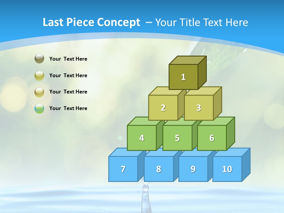 Water Drop PowerPoint Template