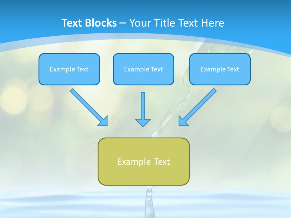 Water Drop PowerPoint Template