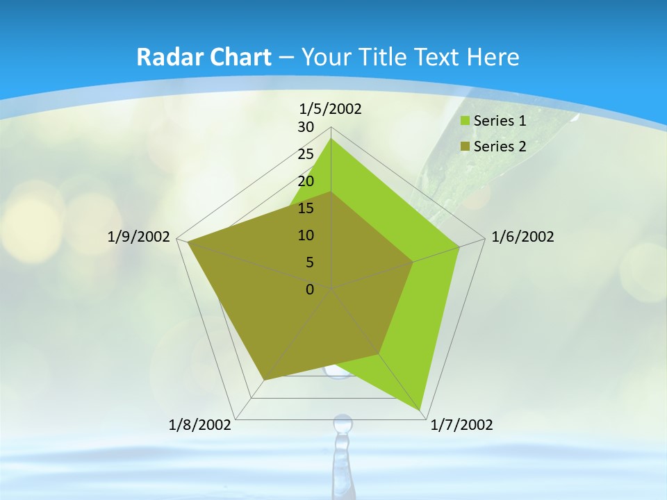 Water Drop PowerPoint Template