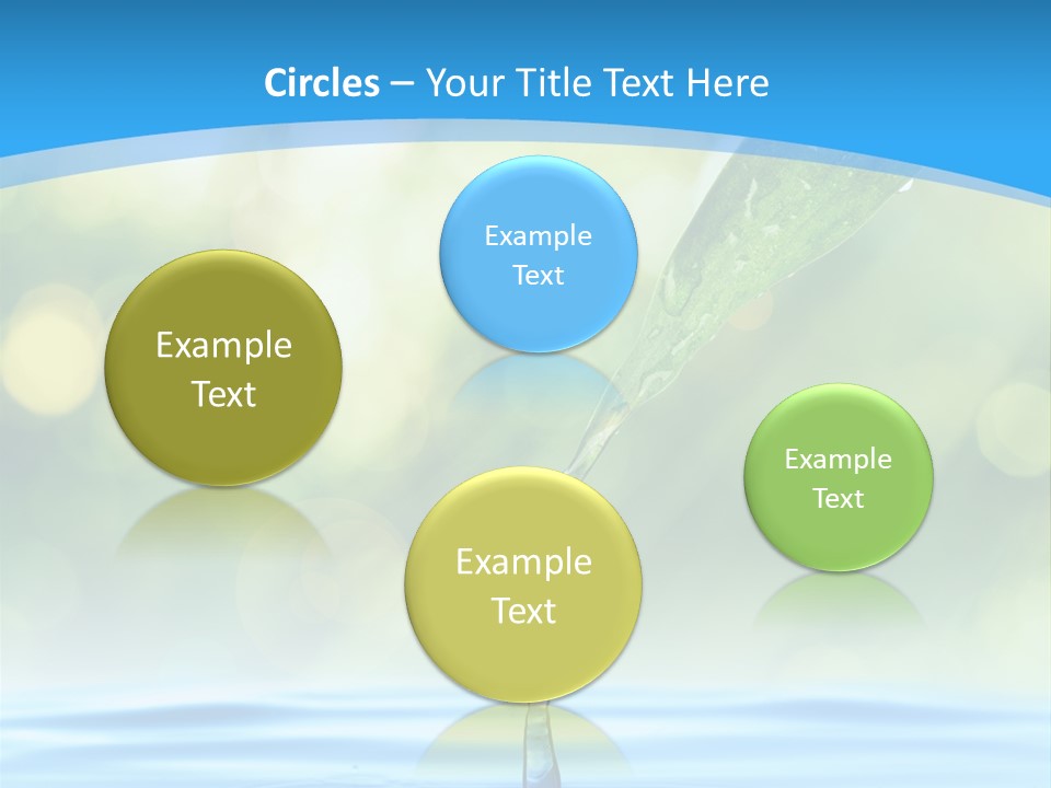 Water Drop PowerPoint Template