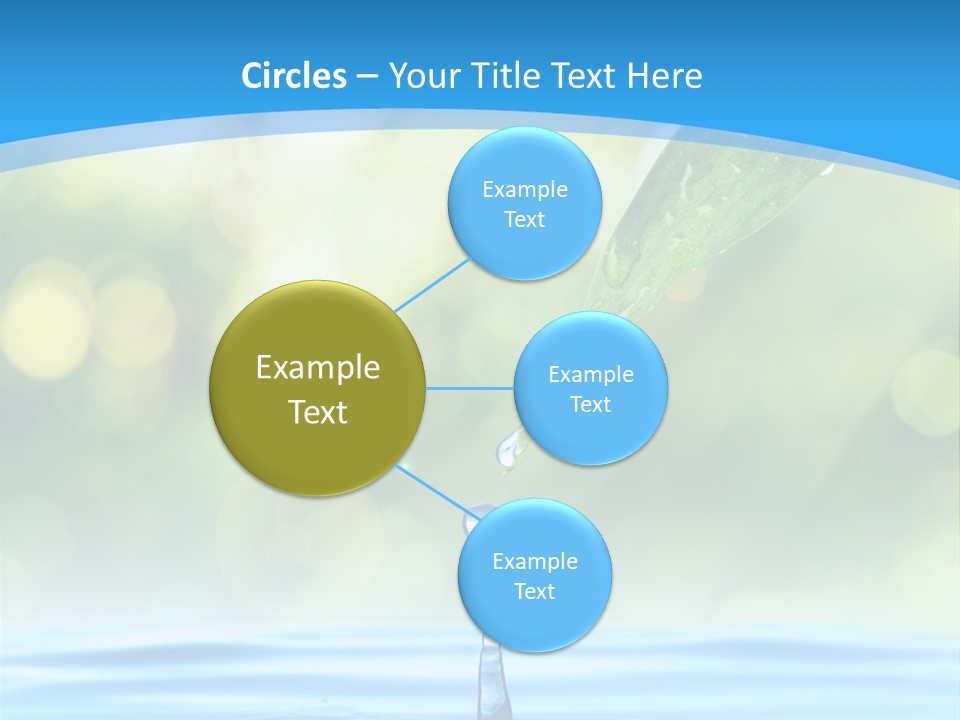 Water Drop PowerPoint Template