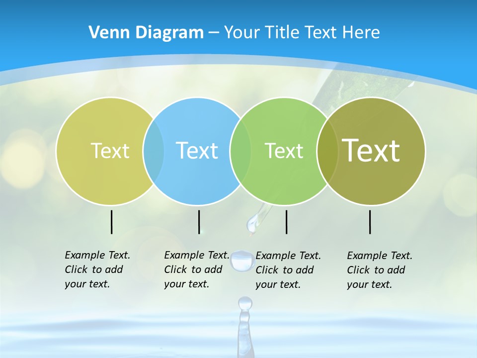 Water Drop PowerPoint Template