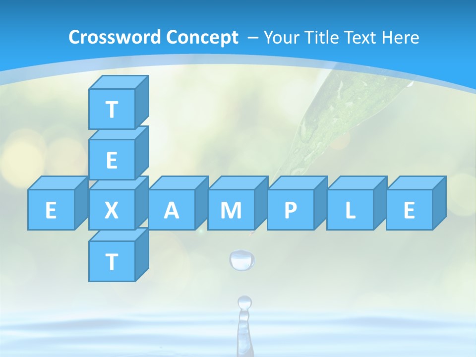 Water Drop PowerPoint Template