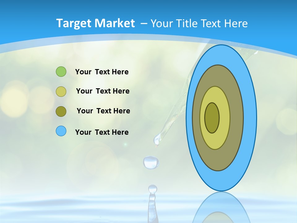 Water Drop PowerPoint Template